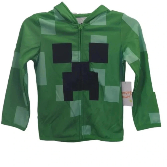 BOYS jumping beans Minecraft zip up hoodie - Picture 1 of 7